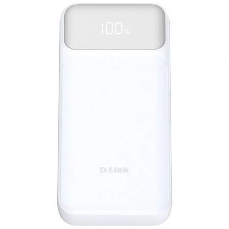 D-Link Power Bank 20000 mAh Batería Externa Portátil DPP-201 Carga Rápida 65W PD/QC, 3 Puertos (USB-C y USB-A), Pantalla LED, Blanco D-Link Power Bank 20000 mAh Batería Externa Portátil DPP-201 Carga Rápida 65W PD/QC, 3 Puertos (USB-C y USB-A), Pantalla LED, Blanco